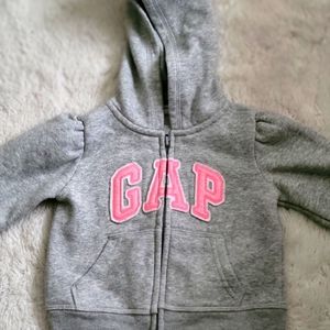 Baby Girl Gap zipper hoodie